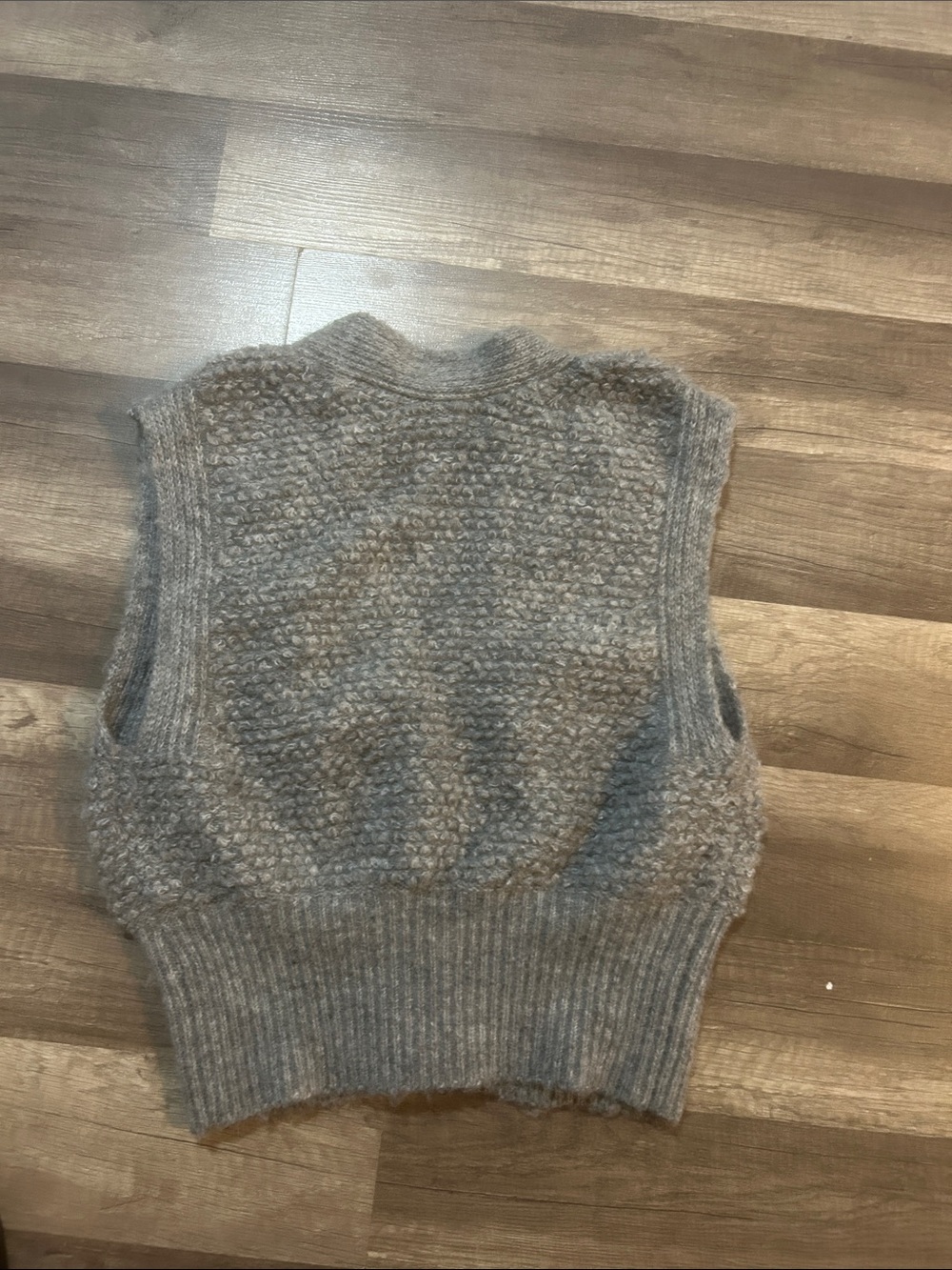 Urban Outfitters Sweater Vest Women's Gray Knit Button Front Size Small - Picture 4 of 6